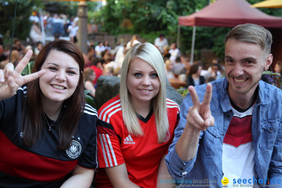 WM 2014 Public Viewing: Deutschland vs. USA: Aalen, 26.06.2014