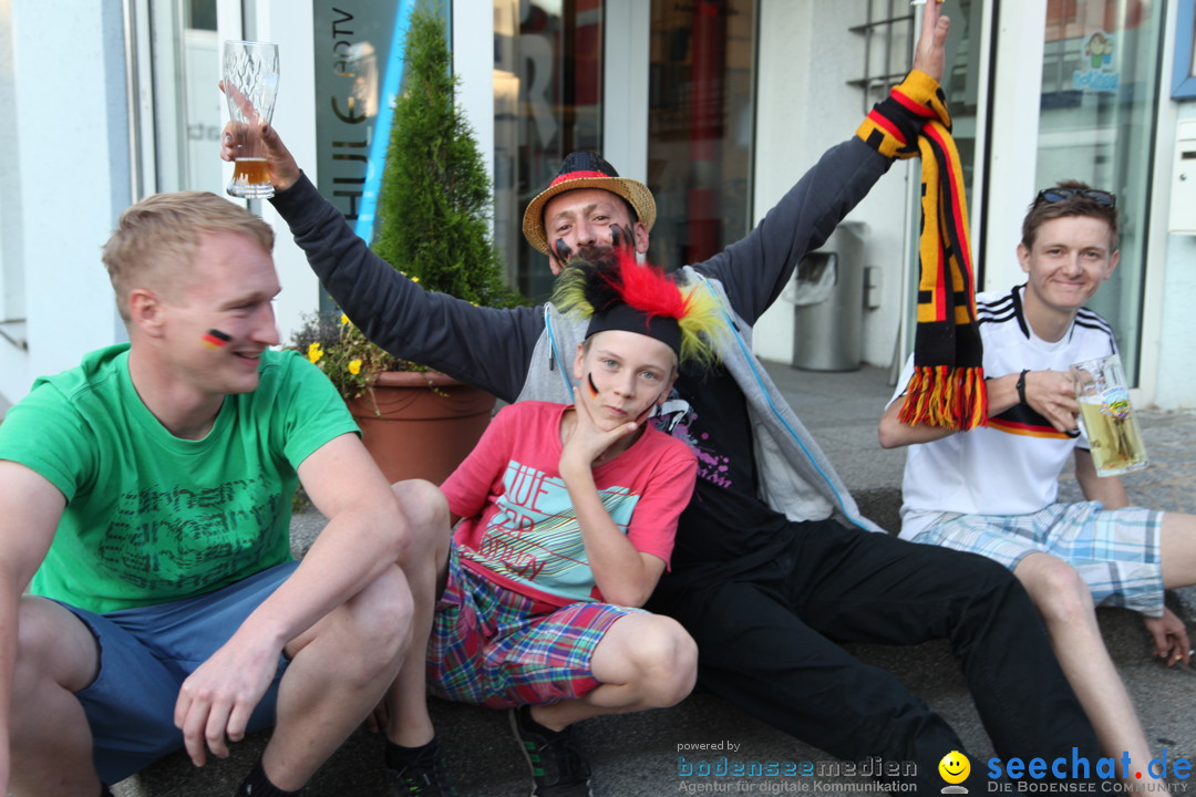 WM 2014 Public Viewing: Deutschland vs. USA: Aalen, 26.06.2014