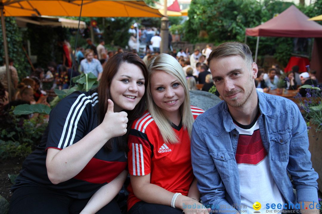 WM 2014 Public Viewing: Deutschland vs. USA: Aalen, 26.06.2014