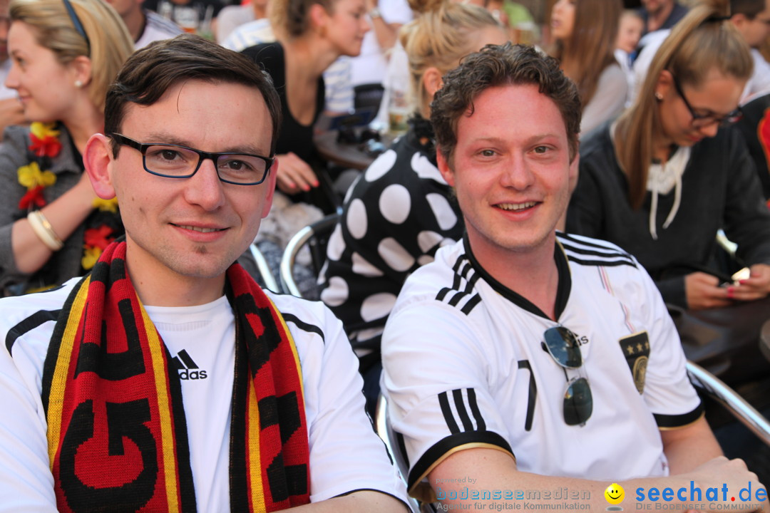 WM 2014 Public Viewing: Deutschland vs. USA: Aalen, 26.06.2014