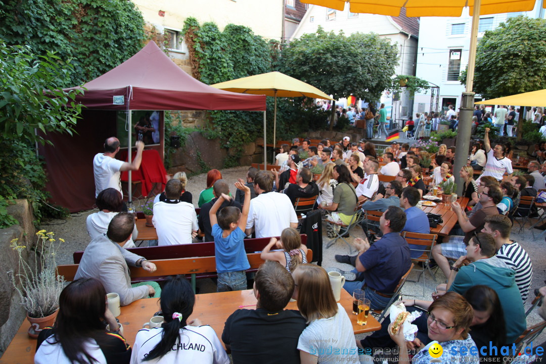 WM 2014 Public Viewing: Deutschland vs. USA: Aalen, 26.06.2014