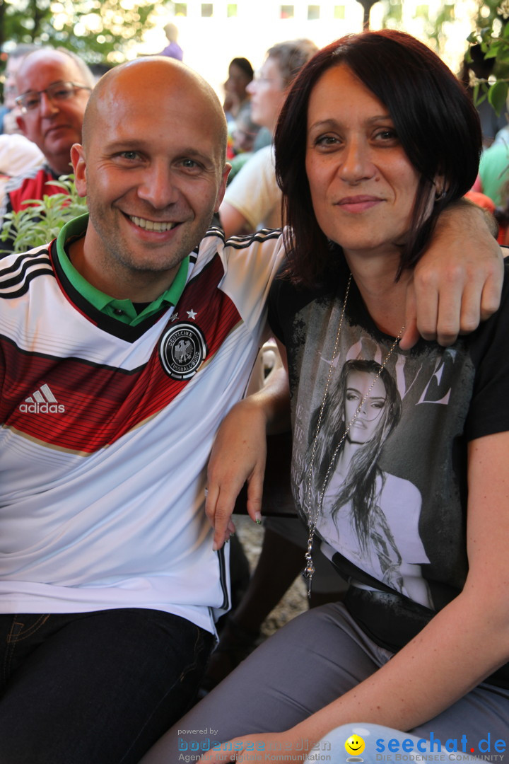 WM 2014 Public Viewing: Deutschland vs. USA: Aalen, 26.06.2014