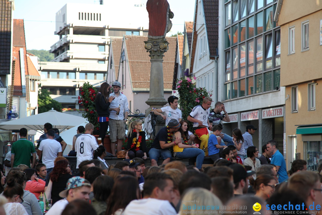 WM 2014 Public Viewing: Deutschland vs. USA: Aalen, 26.06.2014