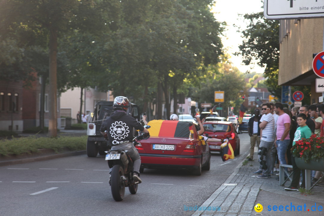 WM 2014 Public Viewing: Deutschland vs. USA: Aalen, 26.06.2014