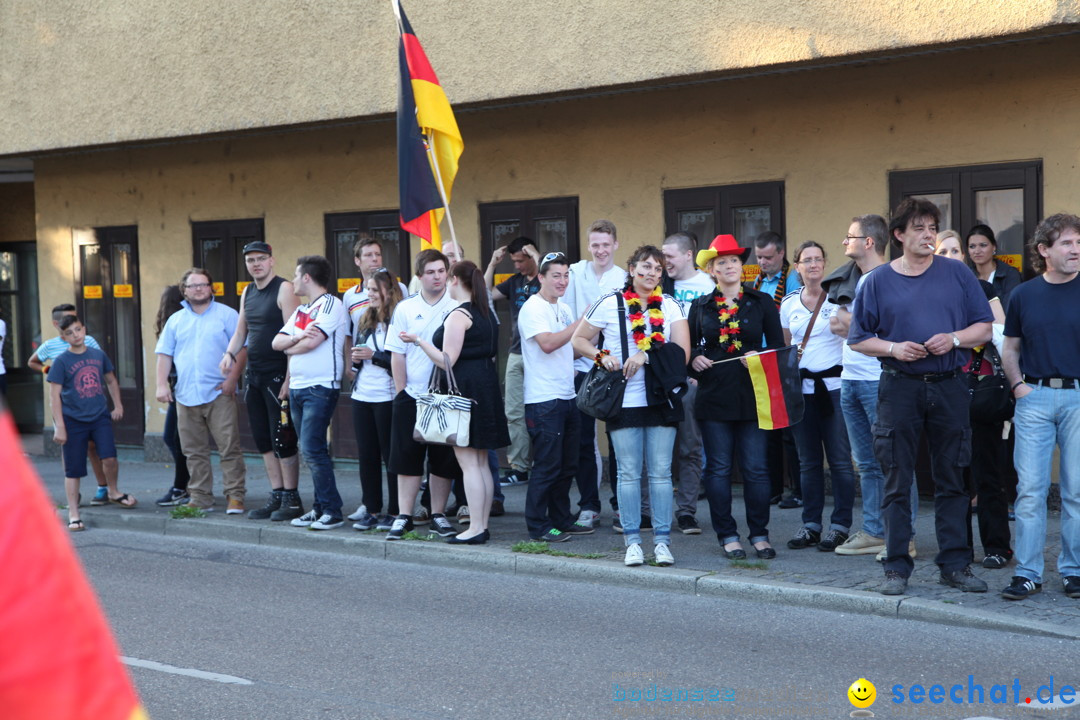 WM 2014 Public Viewing: Deutschland vs. USA: Aalen, 26.06.2014