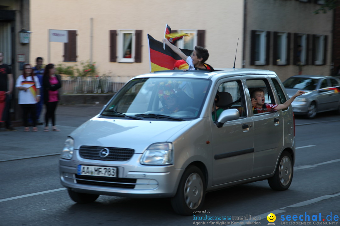 WM 2014 Public Viewing: Deutschland vs. USA: Aalen, 26.06.2014