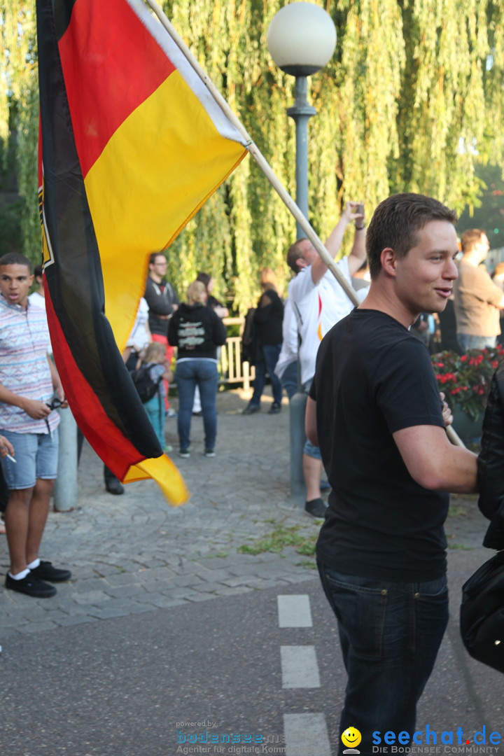 WM 2014 Public Viewing: Deutschland vs. USA: Aalen, 26.06.2014