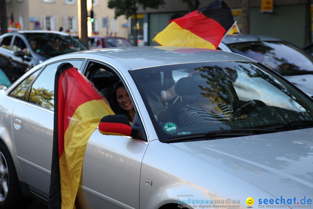 WM 2014 Public Viewing: Deutschland vs. USA: Aalen, 26.06.2014