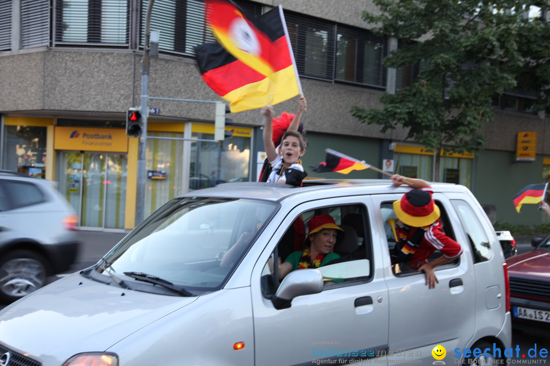 WM 2014 Public Viewing: Deutschland vs. USA: Aalen, 26.06.2014