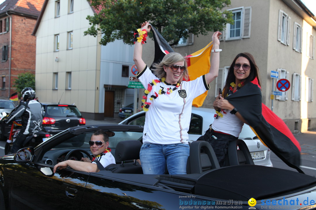 WM 2014 Public Viewing: Deutschland vs. USA: Aalen, 26.06.2014