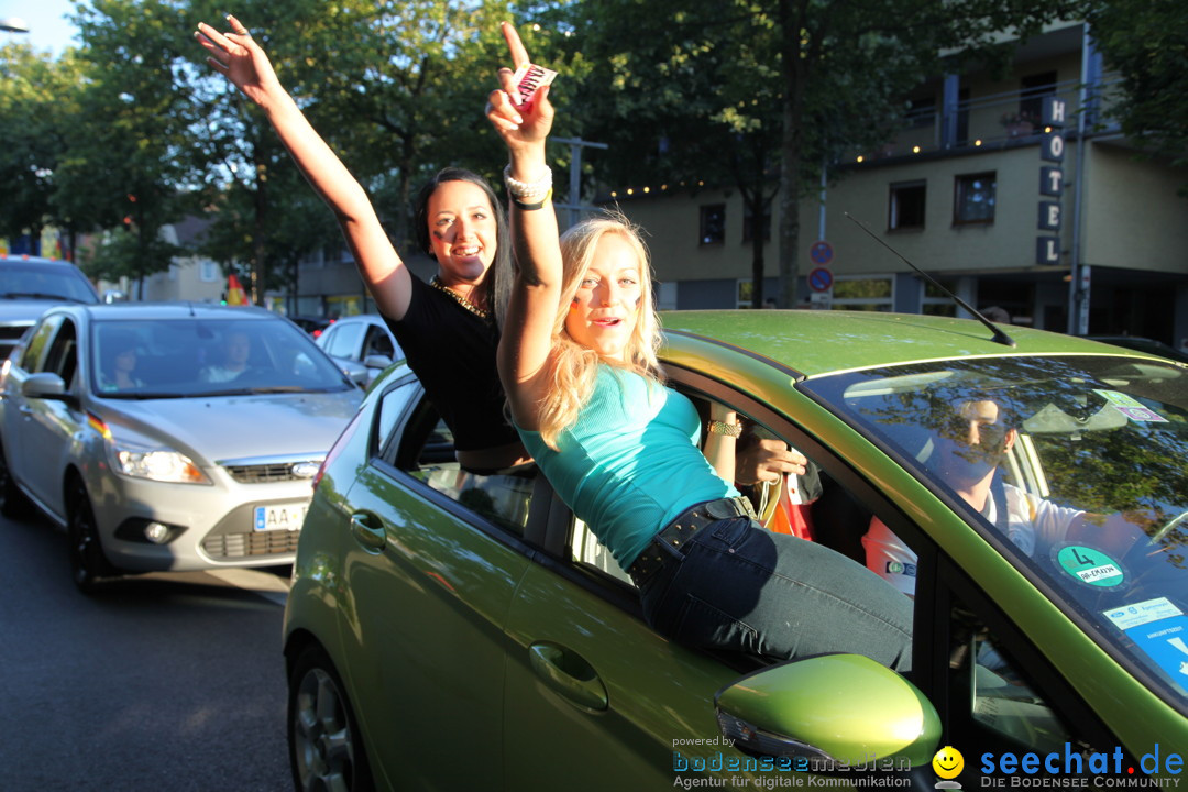 WM 2014 Public Viewing: Deutschland vs. USA: Aalen, 26.06.2014