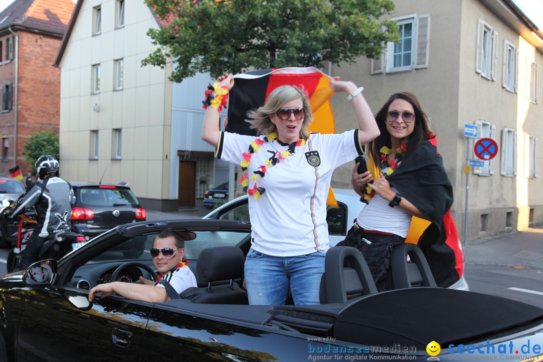 WM 2014 Public Viewing: Deutschland vs. USA: Aalen, 26.06.2014