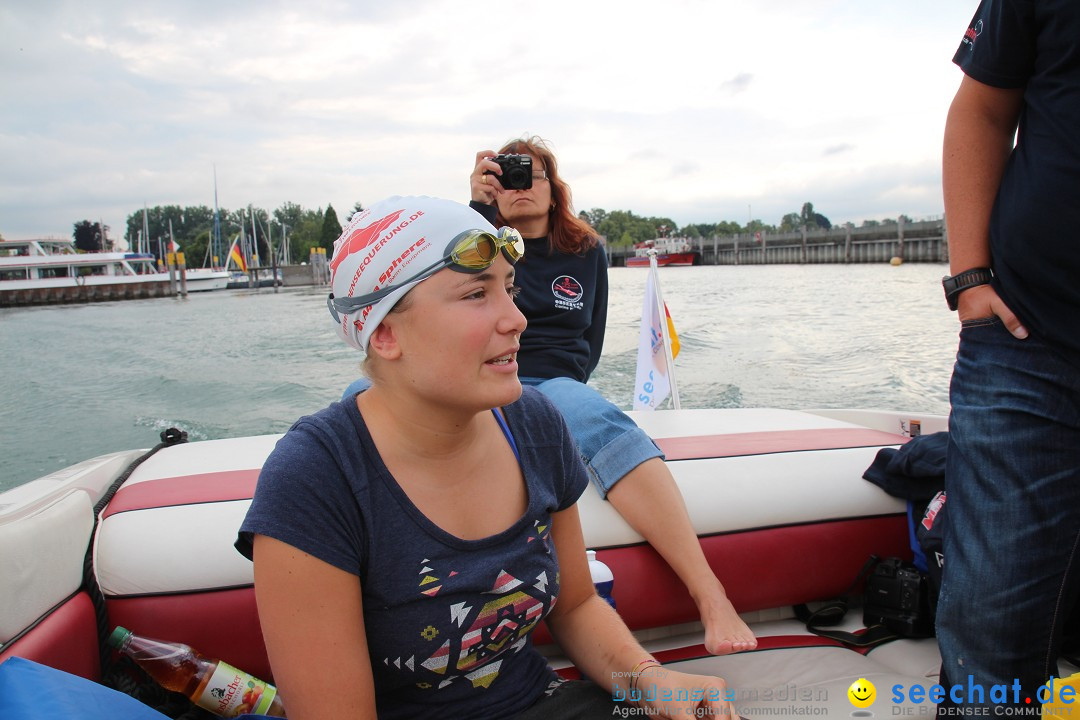 Bodenseequerung: Nathalie Pohl: Friedrichshafen - Romanshorn, 25.06.2014