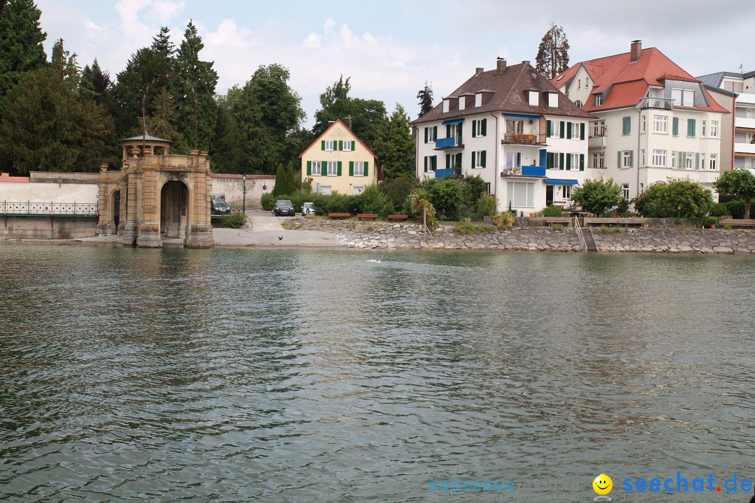 Bodenseequerung: Nathalie Pohl: Friedrichshafen - Romanshorn, 25.06.2014