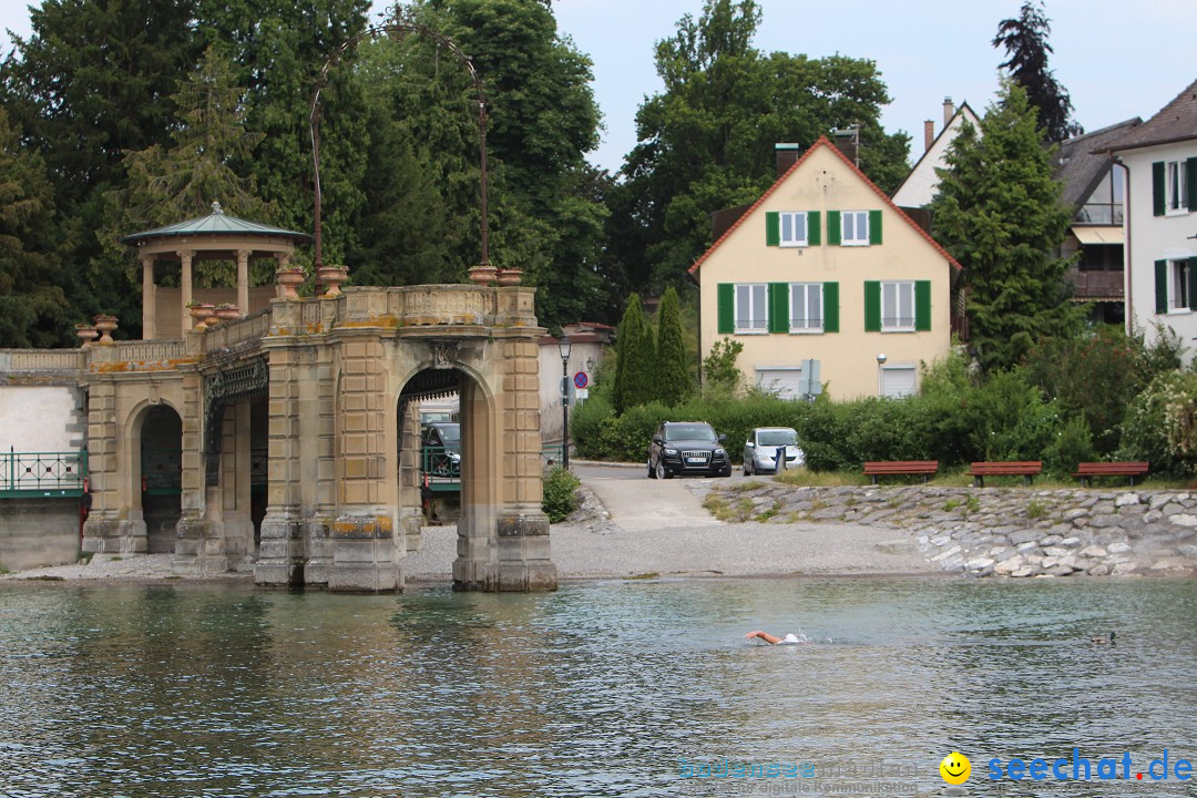 Bodenseequerung: Nathalie Pohl: Friedrichshafen - Romanshorn, 25.06.2014