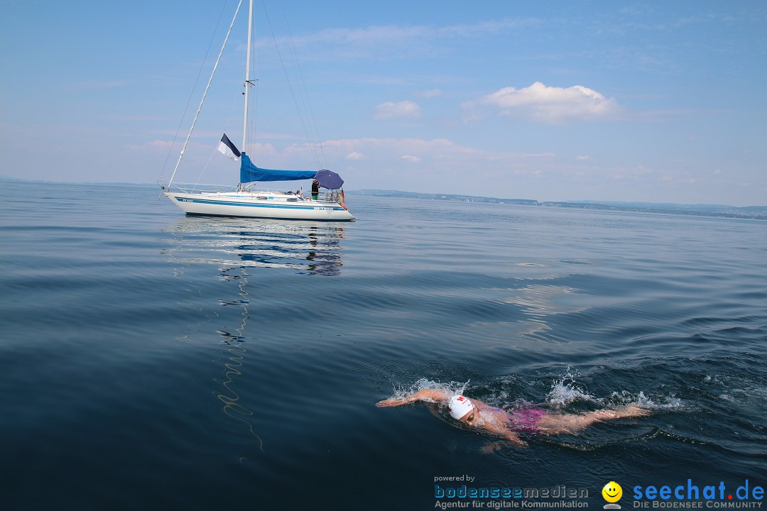 Bodenseequerung: Nathalie Pohl: Friedrichshafen - Romanshorn, 25.06.2014