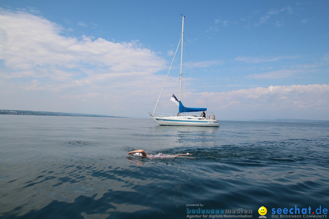 Bodenseequerung: Nathalie Pohl: Friedrichshafen - Romanshorn, 25.06.2014