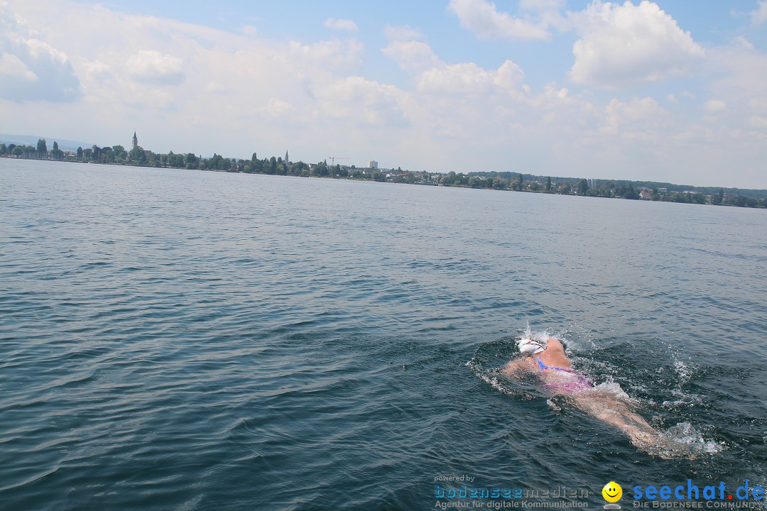 Bodenseequerung: Nathalie Pohl: Friedrichshafen - Romanshorn, 25.06.2014