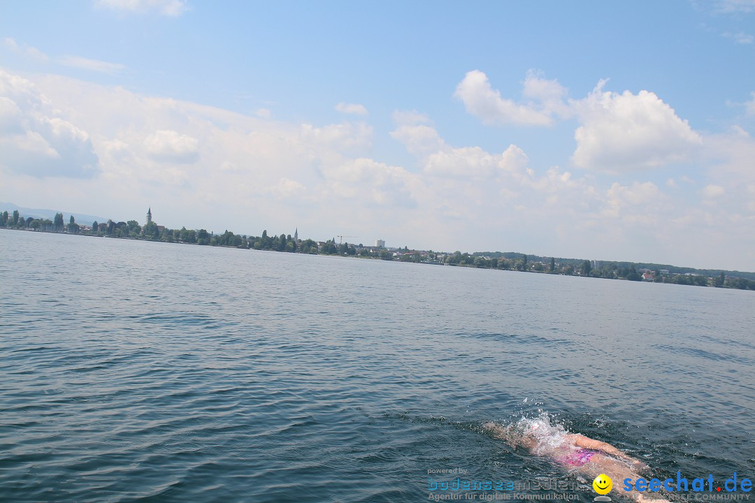 Bodenseequerung: Nathalie Pohl: Friedrichshafen - Romanshorn, 25.06.2014