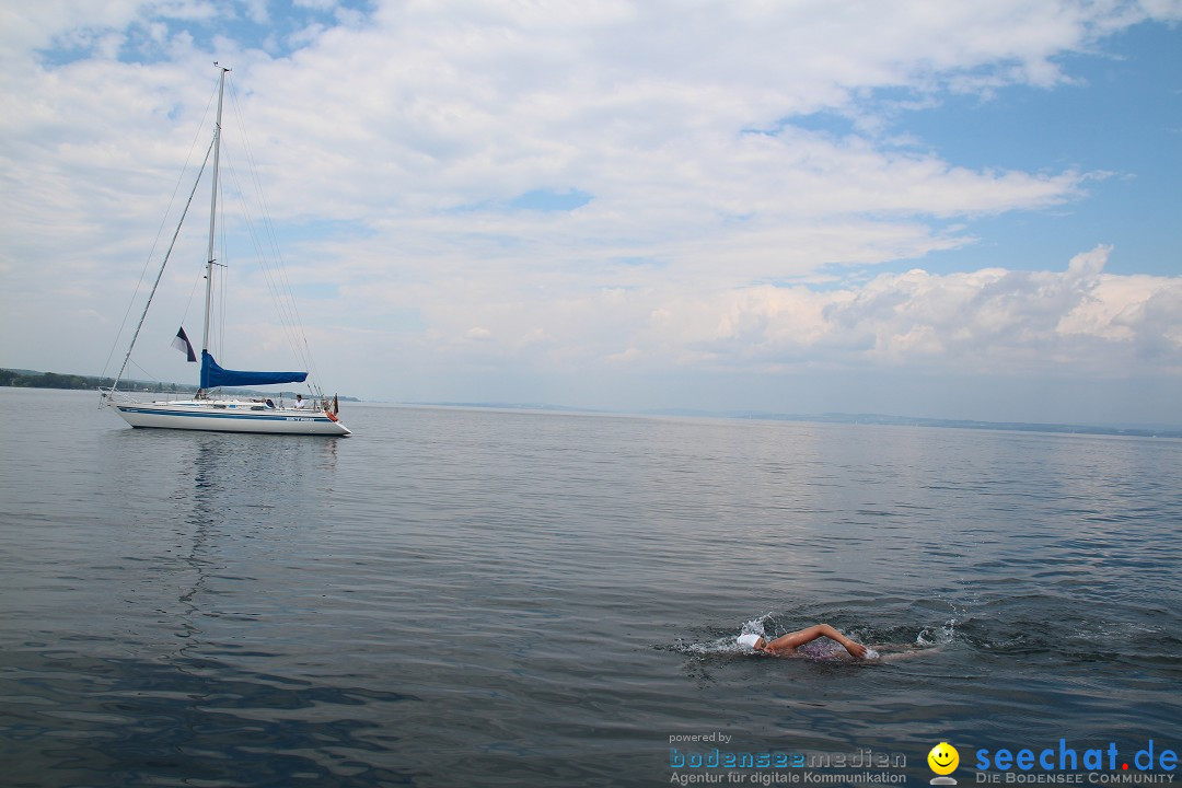 Bodenseequerung: Nathalie Pohl: Friedrichshafen - Romanshorn, 25.06.2014