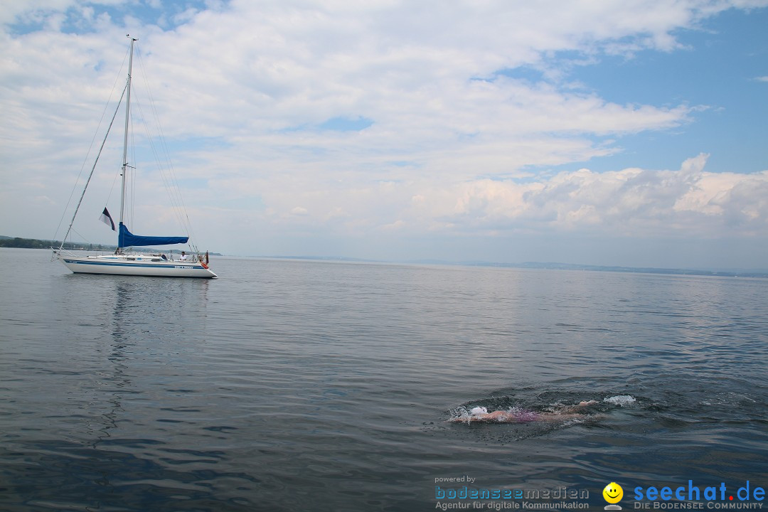 Bodenseequerung: Nathalie Pohl: Friedrichshafen - Romanshorn, 25.06.2014