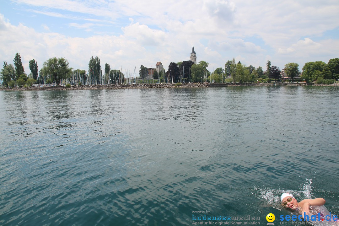 Bodenseequerung: Nathalie Pohl: Friedrichshafen - Romanshorn, 25.06.2014