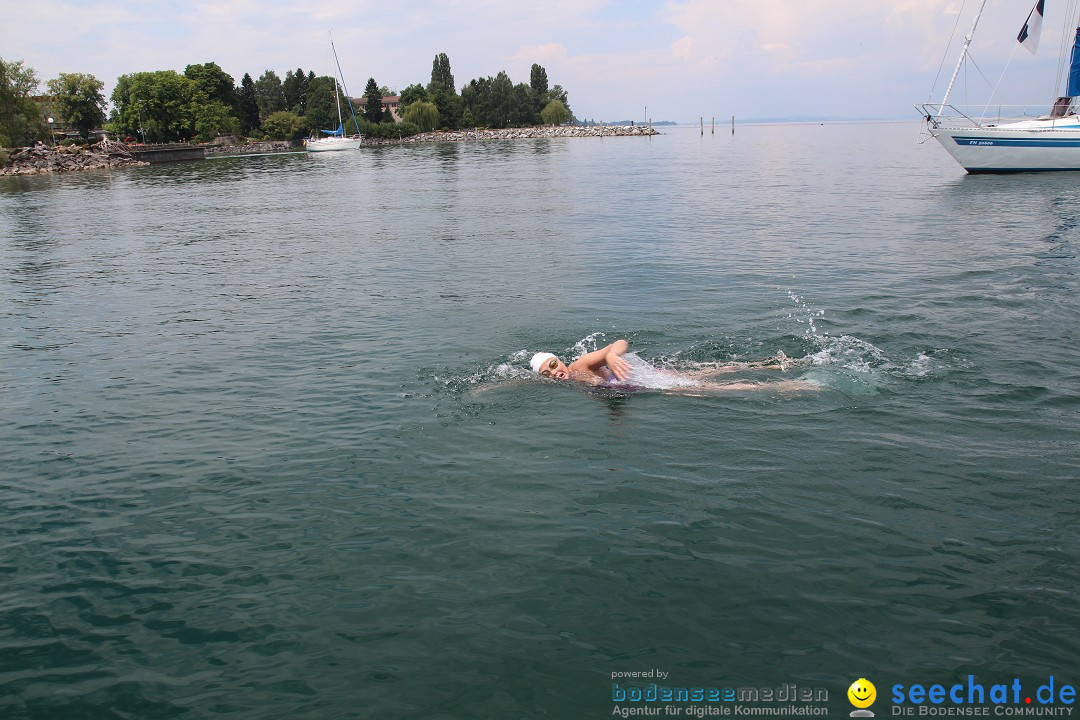 Bodenseequerung: Nathalie Pohl: Friedrichshafen - Romanshorn, 25.06.2014