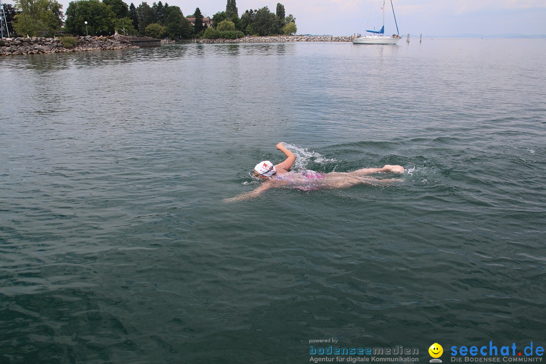 Bodenseequerung: Nathalie Pohl: Friedrichshafen - Romanshorn, 25.06.2014