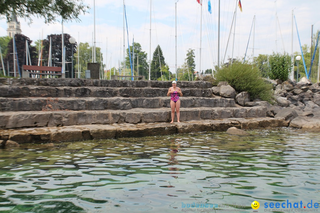 Bodenseequerung: Nathalie Pohl: Friedrichshafen - Romanshorn, 25.06.2014