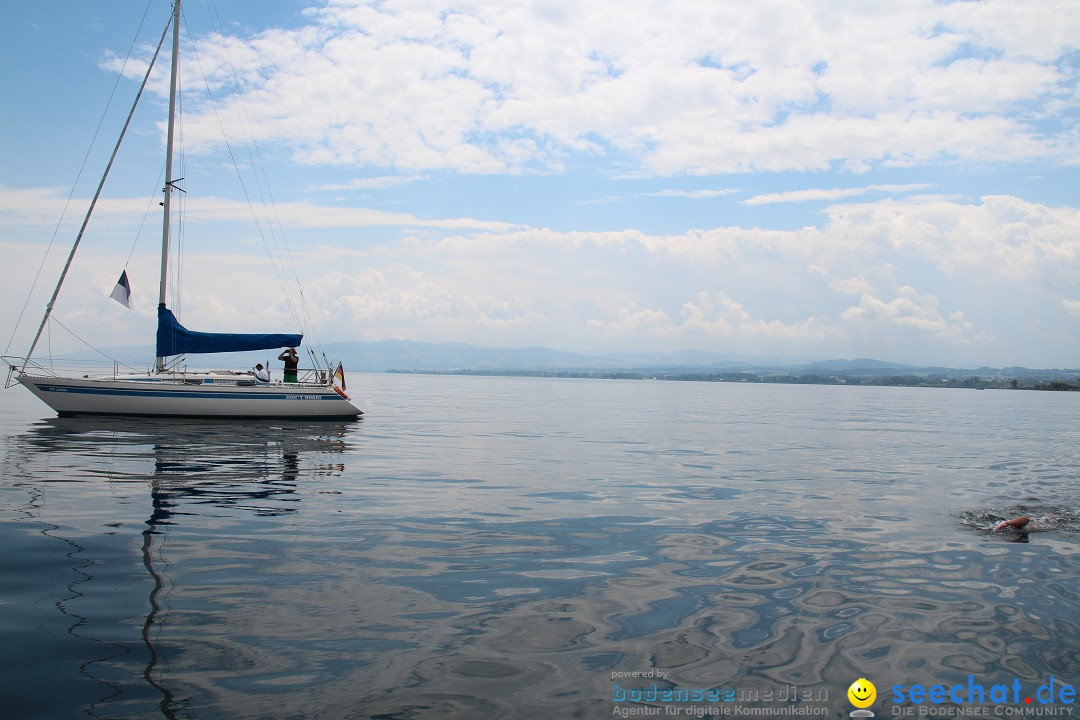 Bodenseequerung: Nathalie Pohl: Friedrichshafen - Romanshorn, 25.06.2014