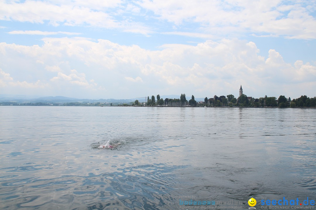 Bodenseequerung: Nathalie Pohl: Friedrichshafen - Romanshorn, 25.06.2014