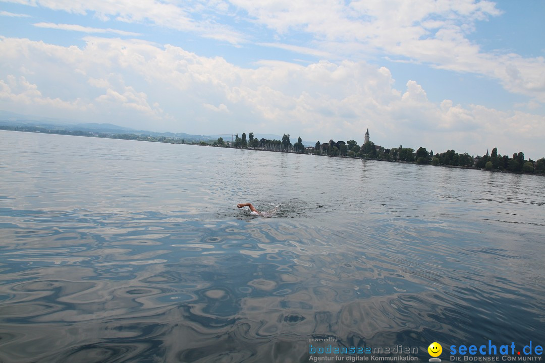 Bodenseequerung: Nathalie Pohl: Friedrichshafen - Romanshorn, 25.06.2014