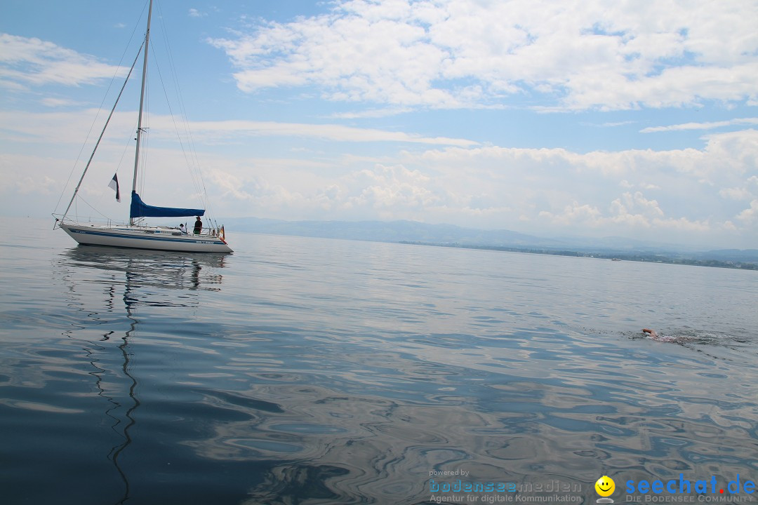 Bodenseequerung: Nathalie Pohl: Friedrichshafen - Romanshorn, 25.06.2014