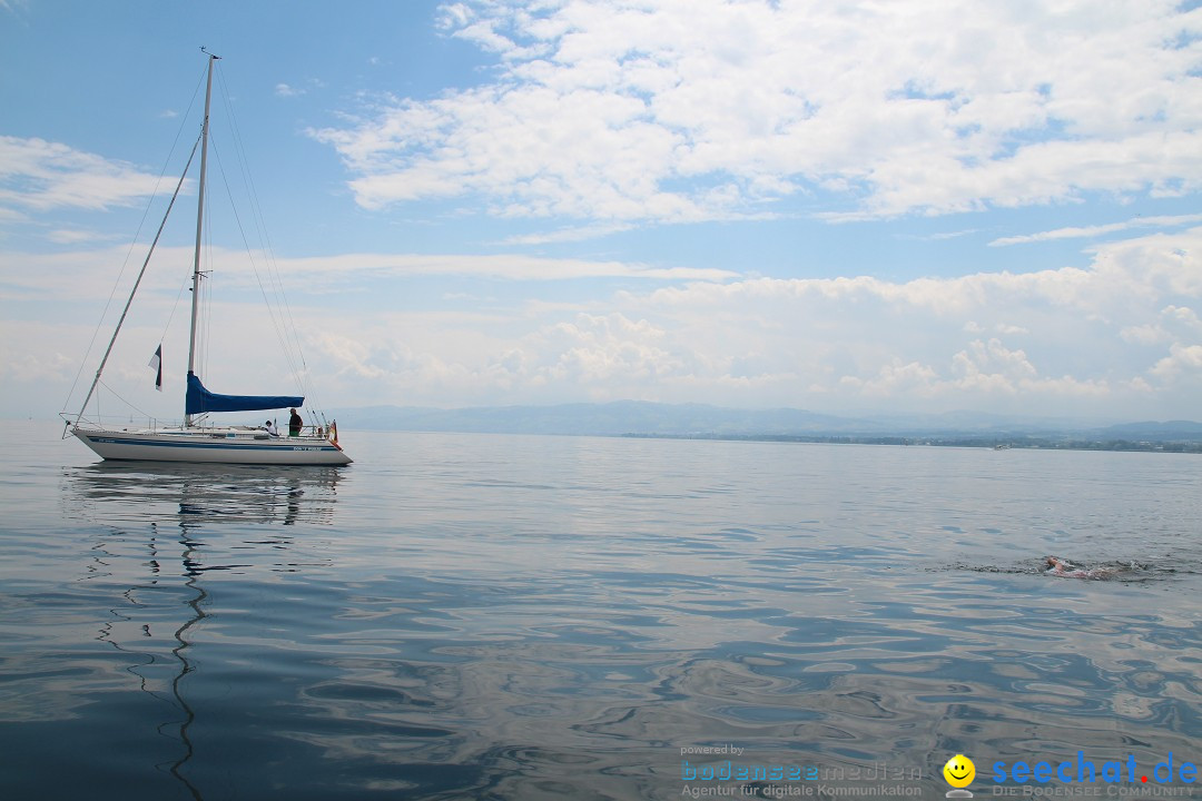 Bodenseequerung: Nathalie Pohl: Friedrichshafen - Romanshorn, 25.06.2014