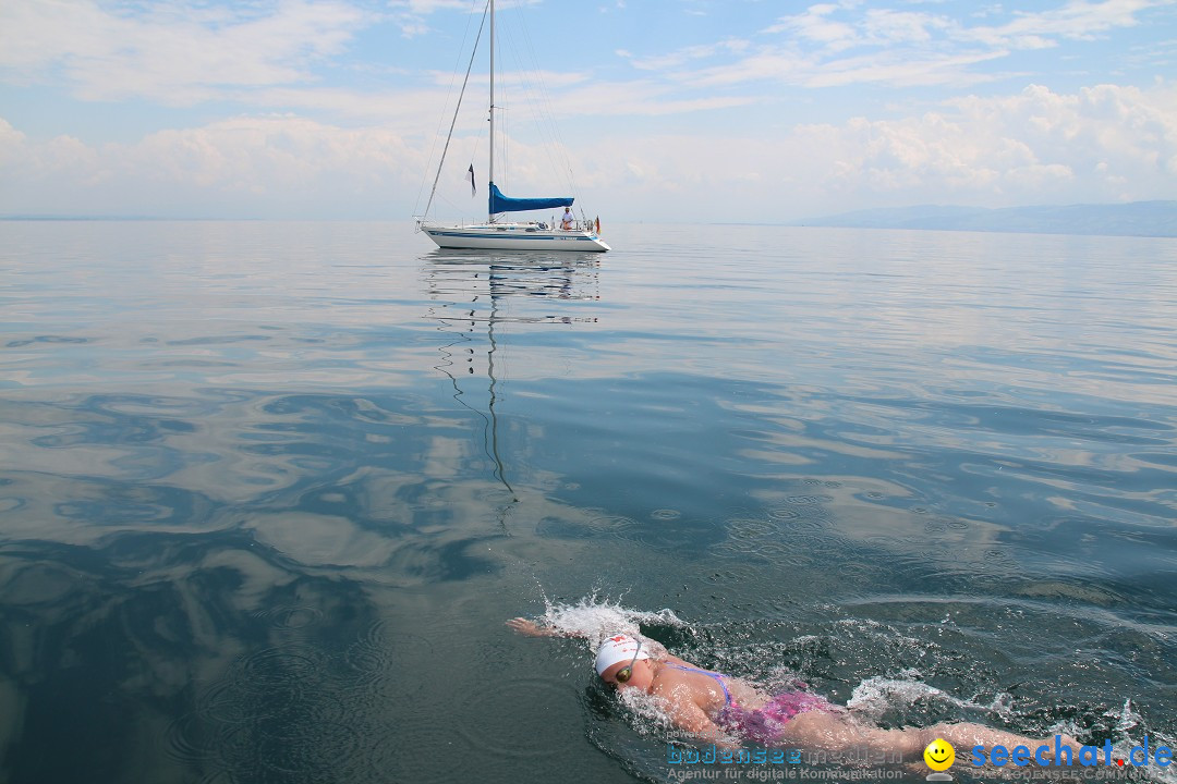 Bodenseequerung: Nathalie Pohl: Friedrichshafen - Romanshorn, 25.06.2014