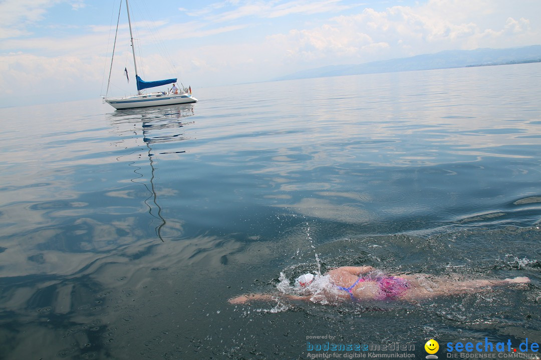 Bodenseequerung: Nathalie Pohl: Friedrichshafen - Romanshorn, 25.06.2014