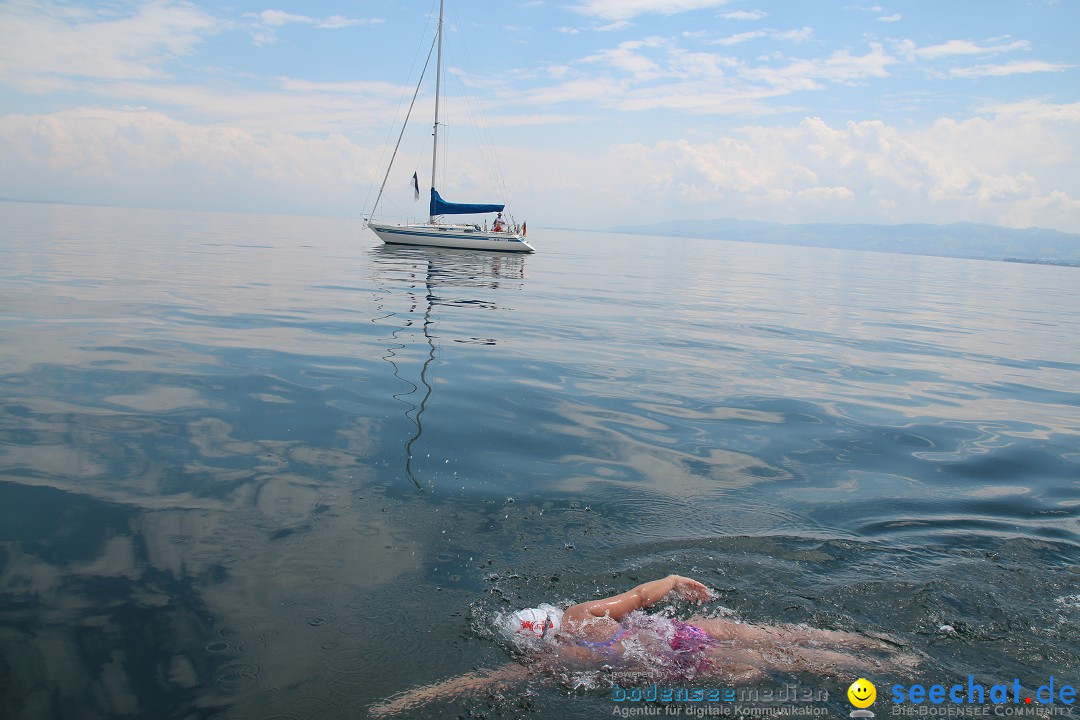 Bodenseequerung: Nathalie Pohl: Friedrichshafen - Romanshorn, 25.06.2014