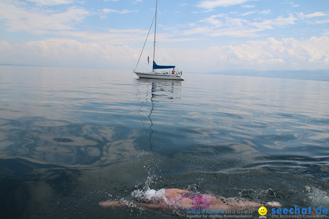 Bodenseequerung: Nathalie Pohl: Friedrichshafen - Romanshorn, 25.06.2014