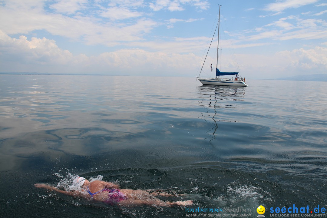 Bodenseequerung: Nathalie Pohl: Friedrichshafen - Romanshorn, 25.06.2014