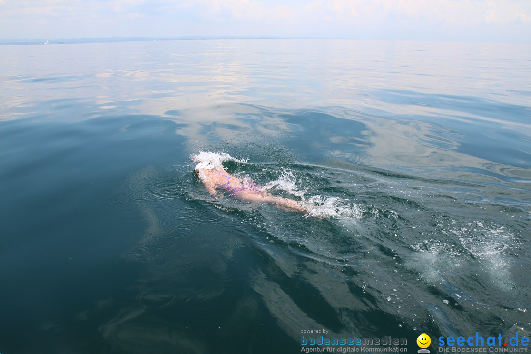 Bodenseequerung: Nathalie Pohl: Friedrichshafen - Romanshorn, 25.06.2014