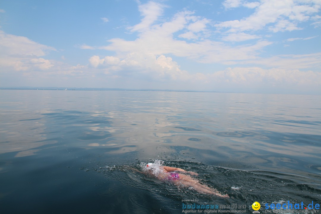 Bodenseequerung: Nathalie Pohl: Friedrichshafen - Romanshorn, 25.06.2014