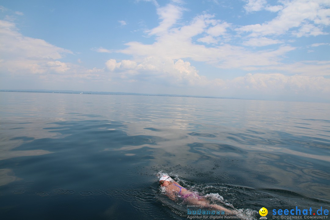 Bodenseequerung: Nathalie Pohl: Friedrichshafen - Romanshorn, 25.06.2014