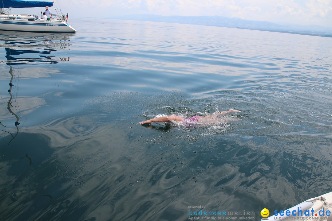 Bodenseequerung: Nathalie Pohl: Friedrichshafen - Romanshorn, 25.06.2014