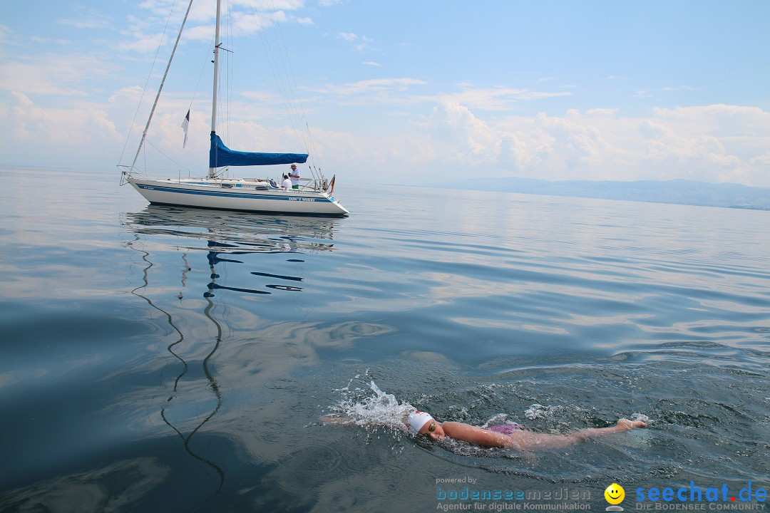 Bodenseequerung: Nathalie Pohl: Friedrichshafen - Romanshorn, 25.06.2014