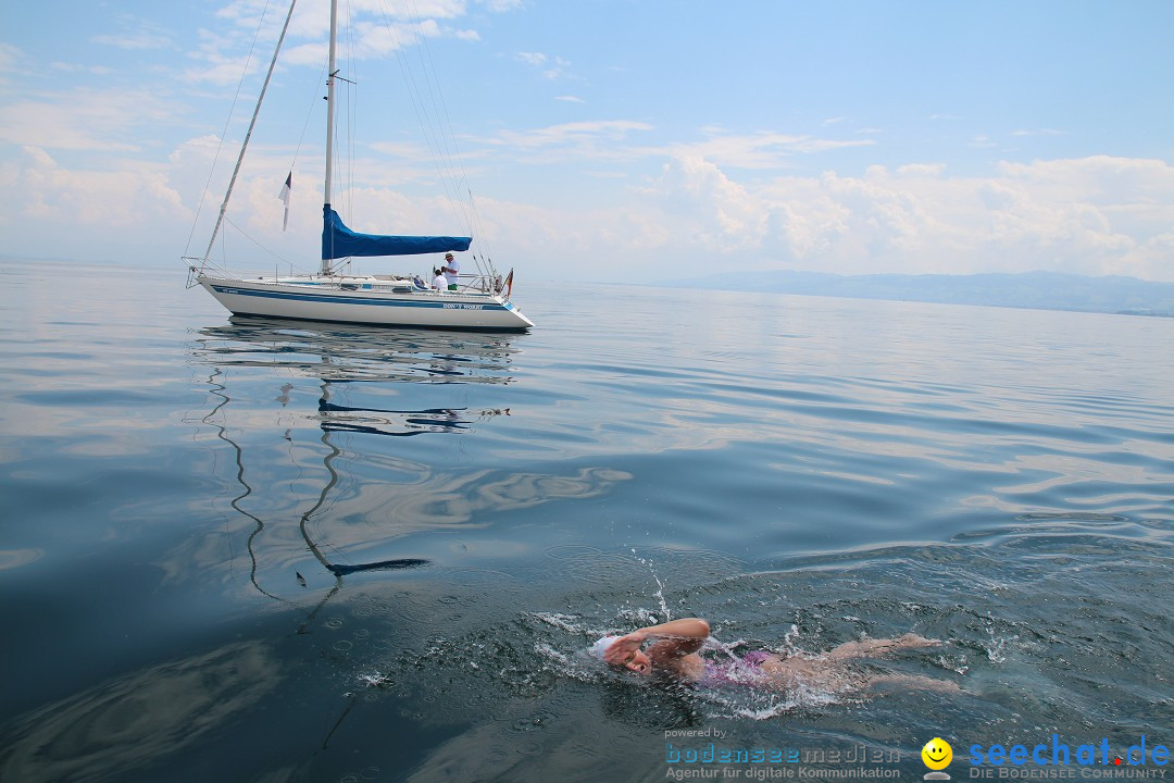 Bodenseequerung: Nathalie Pohl: Friedrichshafen - Romanshorn, 25.06.2014