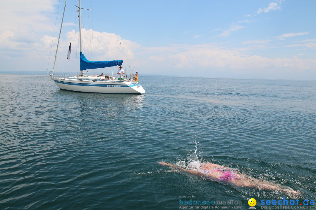 Bodenseequerung: Nathalie Pohl: Friedrichshafen - Romanshorn, 25.06.2014