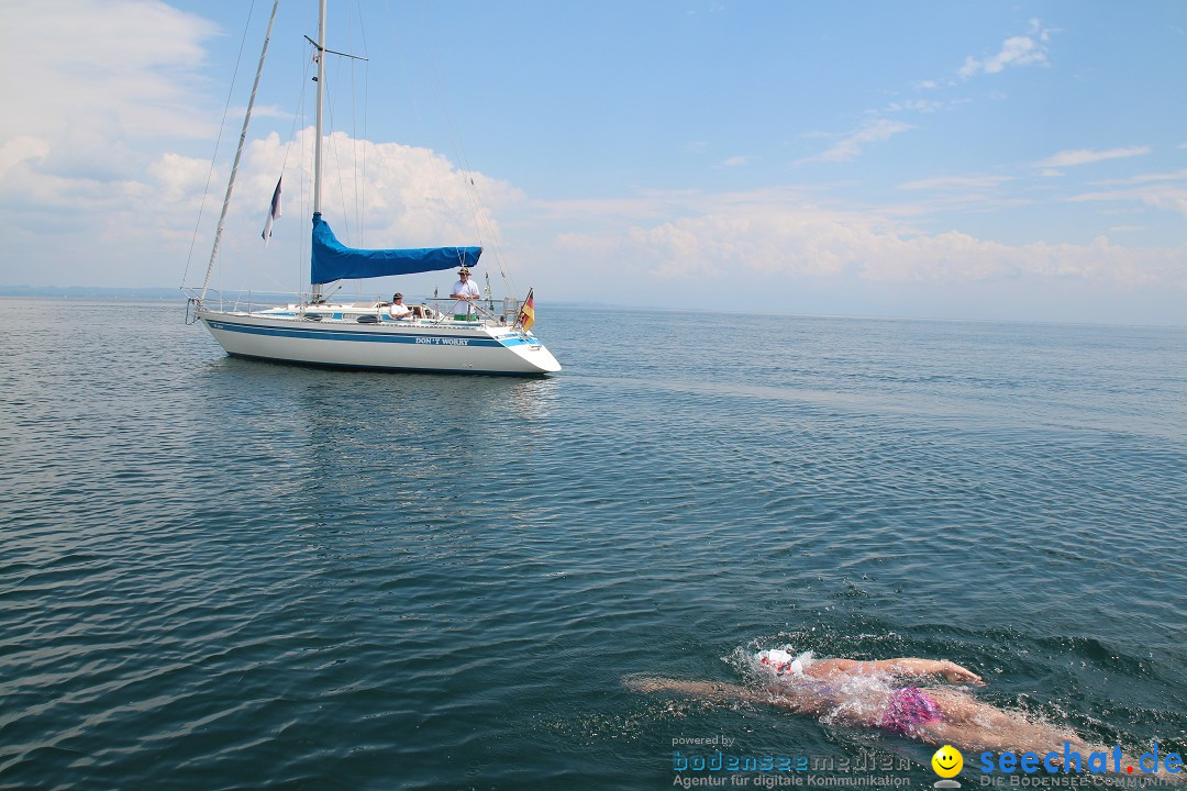 Bodenseequerung: Nathalie Pohl: Friedrichshafen - Romanshorn, 25.06.2014