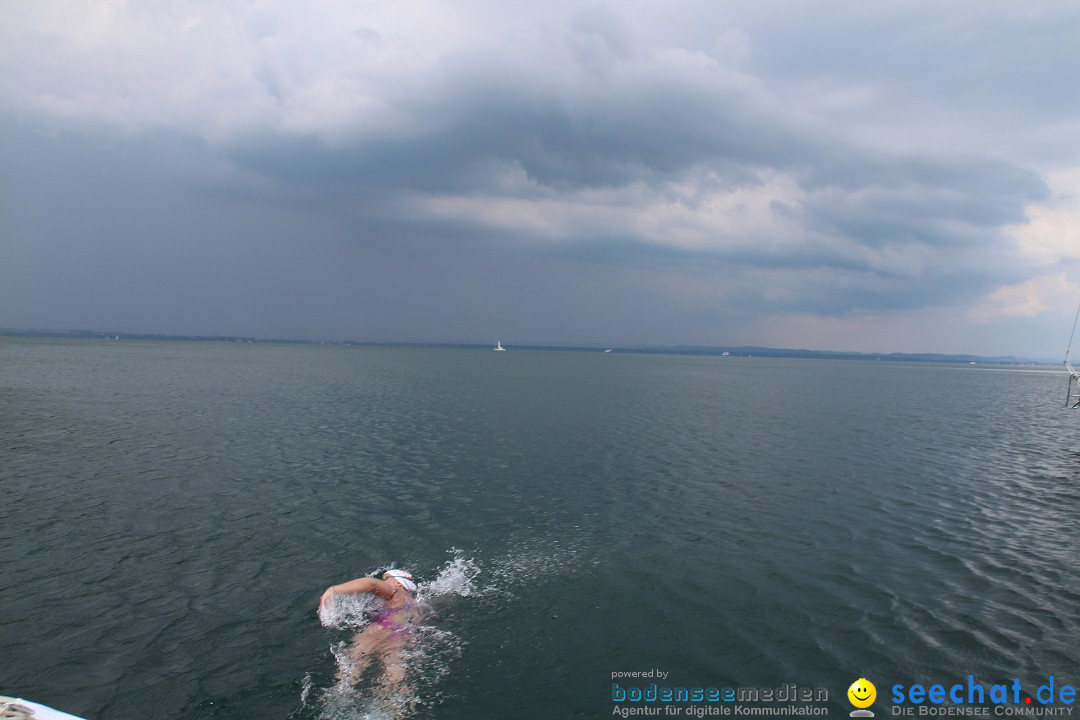 Bodenseequerung: Nathalie Pohl: Friedrichshafen - Romanshorn, 25.06.2014