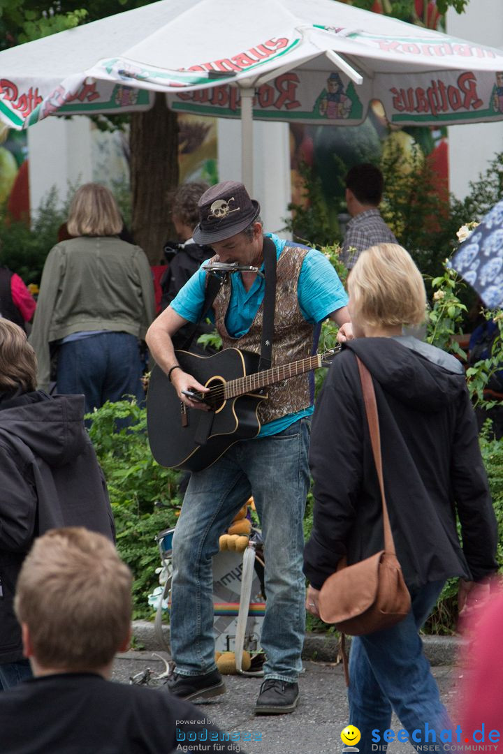 Nachtflohmarkt in Konstanz und Kreuzlingen am Bodensee, 28.06.2014