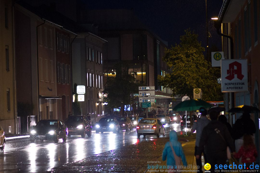 Nachtflohmarkt in Konstanz und Kreuzlingen am Bodensee, 28.06.2014